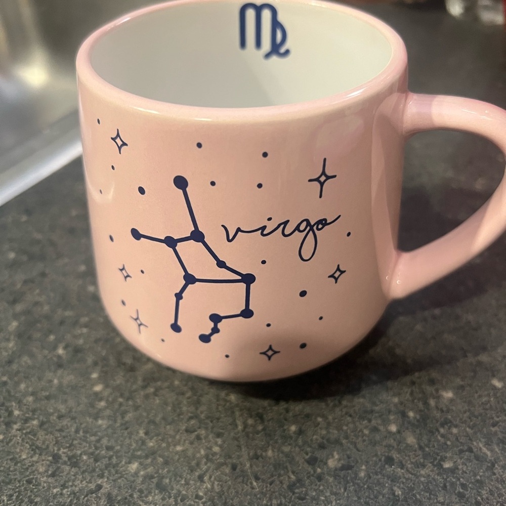 Virgo Constellation Pink Mug